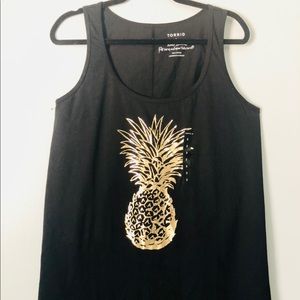 Torrid sleeveless tee cotton 1X